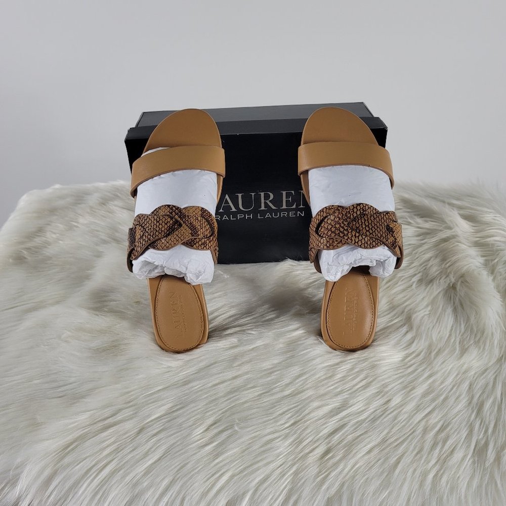 Lauren Ralph Lauren Edyth Python Embossed